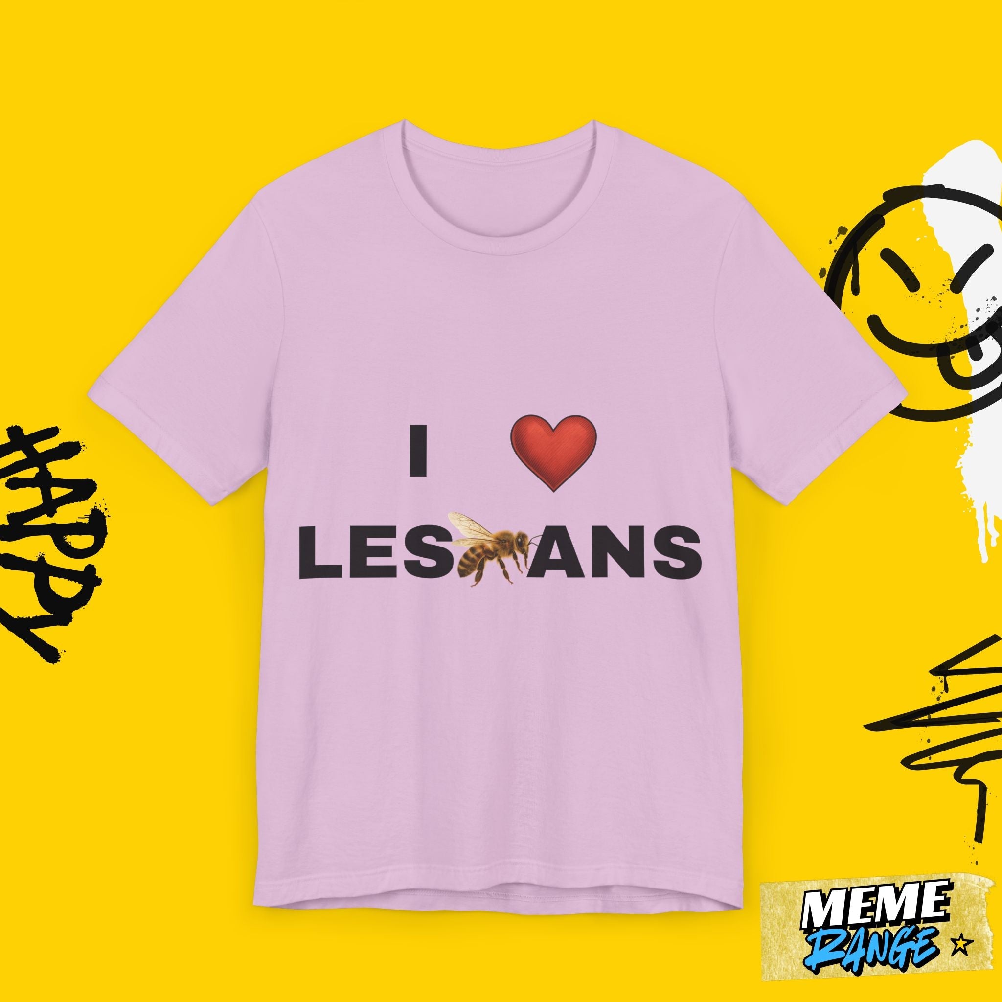 I ❤️ Lesbians Tee 💅 | Peak Ally Energy. Queer Core. 100% Vibes. - Meme Range