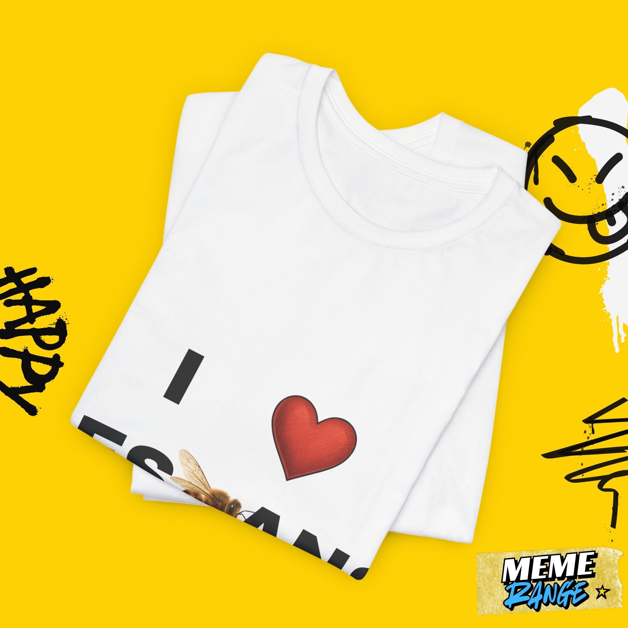 I ❤️ Lesbians Tee 💅 | Peak Ally Energy. Queer Core. 100% Vibes. - Meme Range