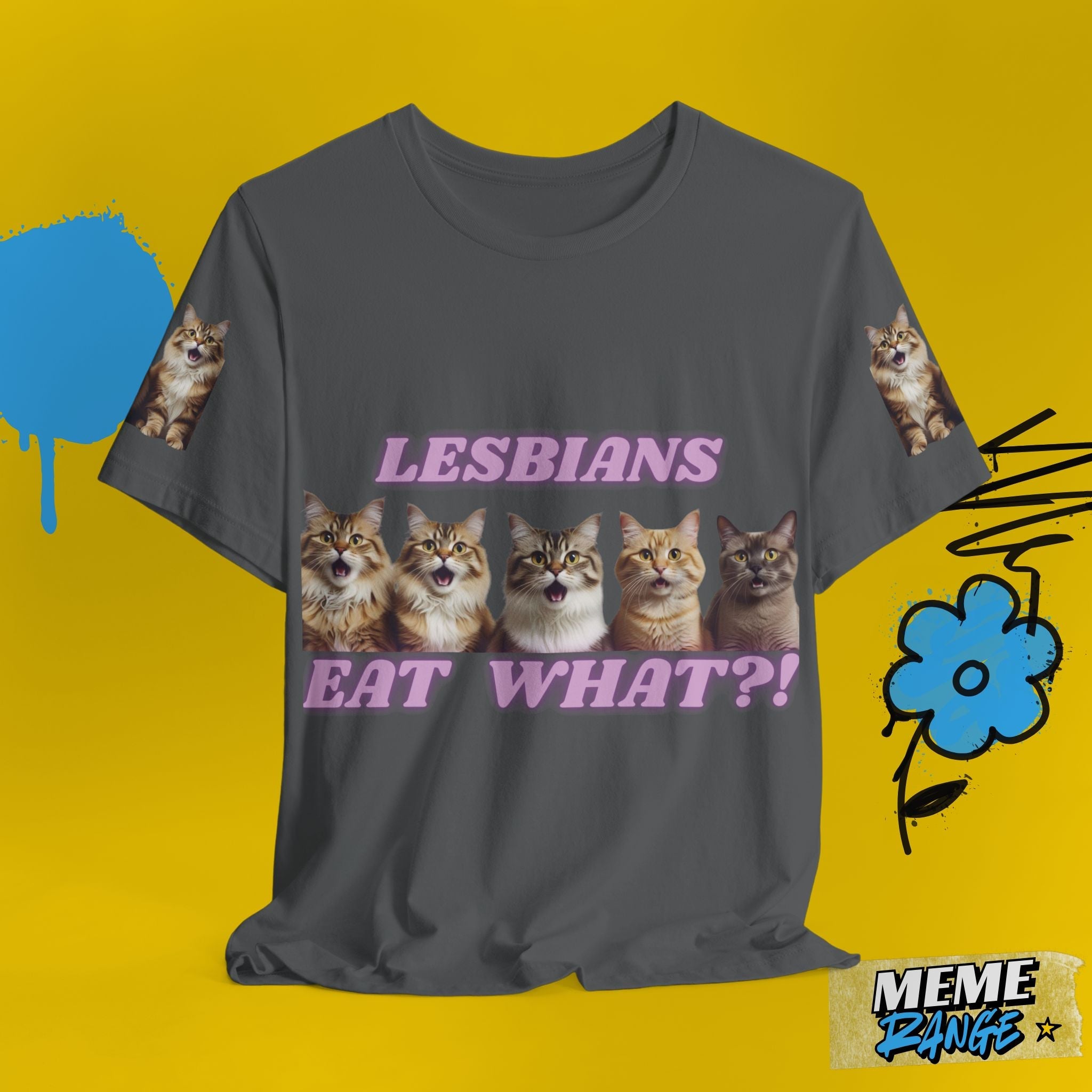 Lesbians Eat WHAT? Tee - If purrrfection was a t-shirt ๐พ - Meme Range