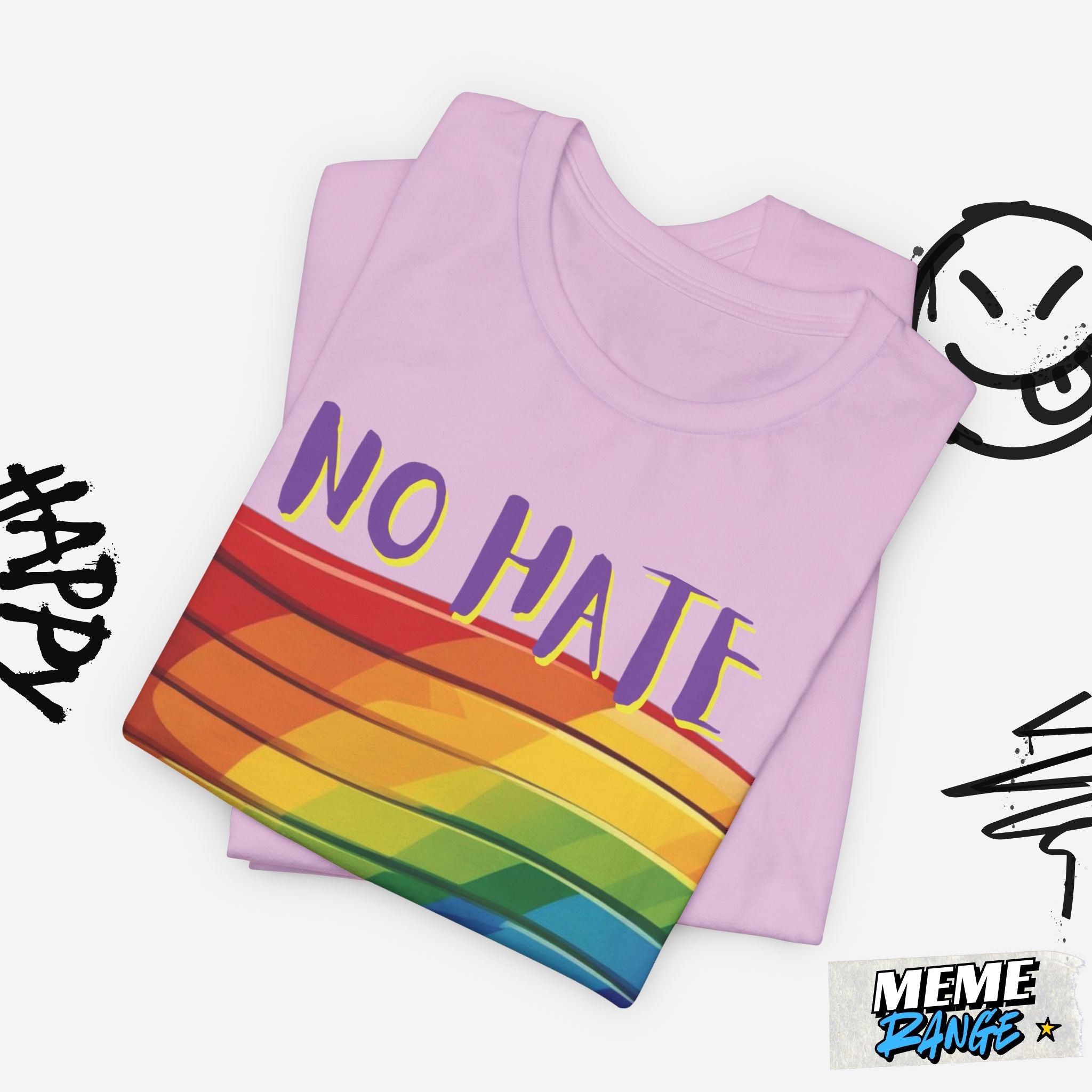 Pride Love Graphic Tee ππ | Soft Fit, Loud Message, Full Ally Vibes - Meme Range