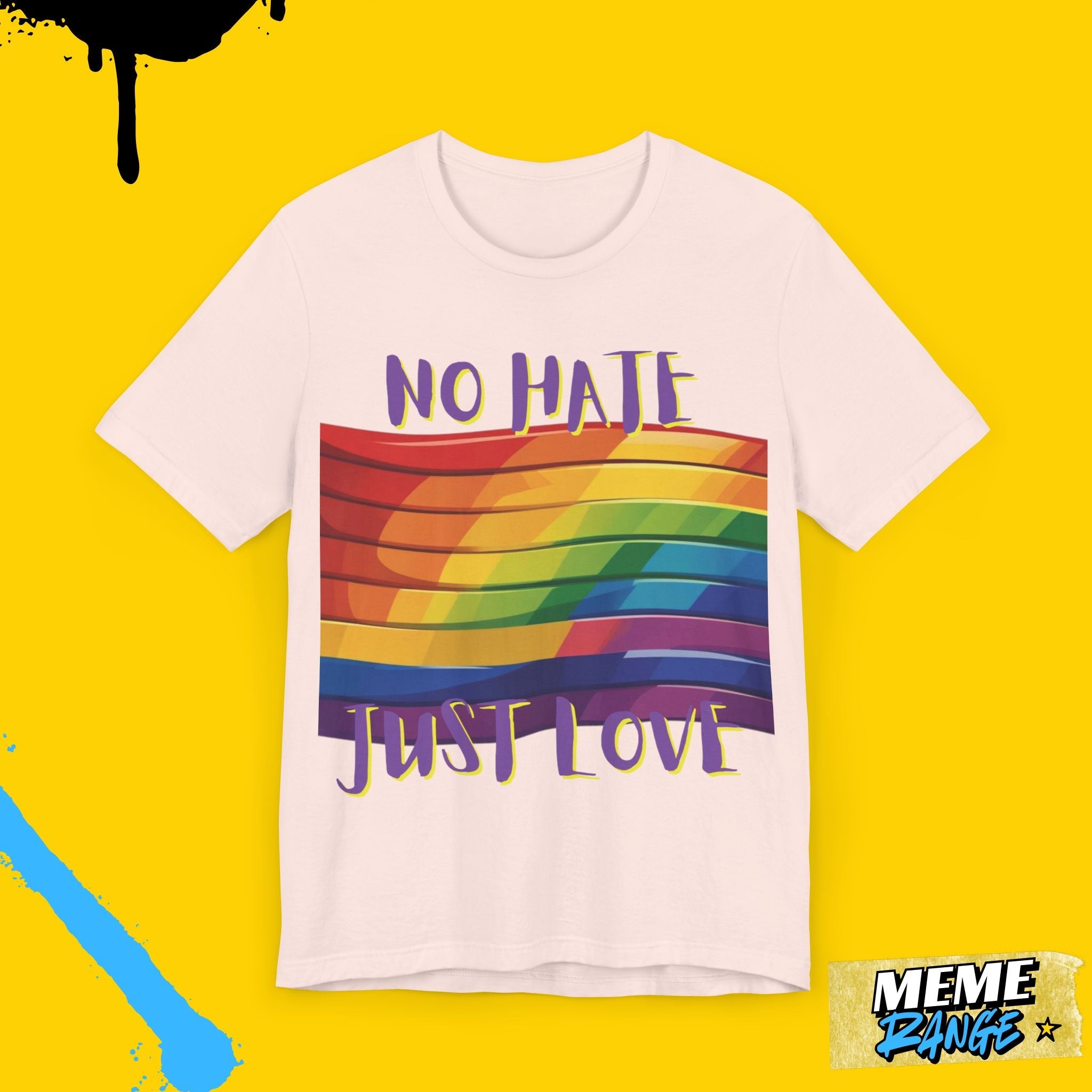 Pride Love Graphic Tee ππ | Soft Fit, Loud Message, Full Ally Vibes - Meme Range
