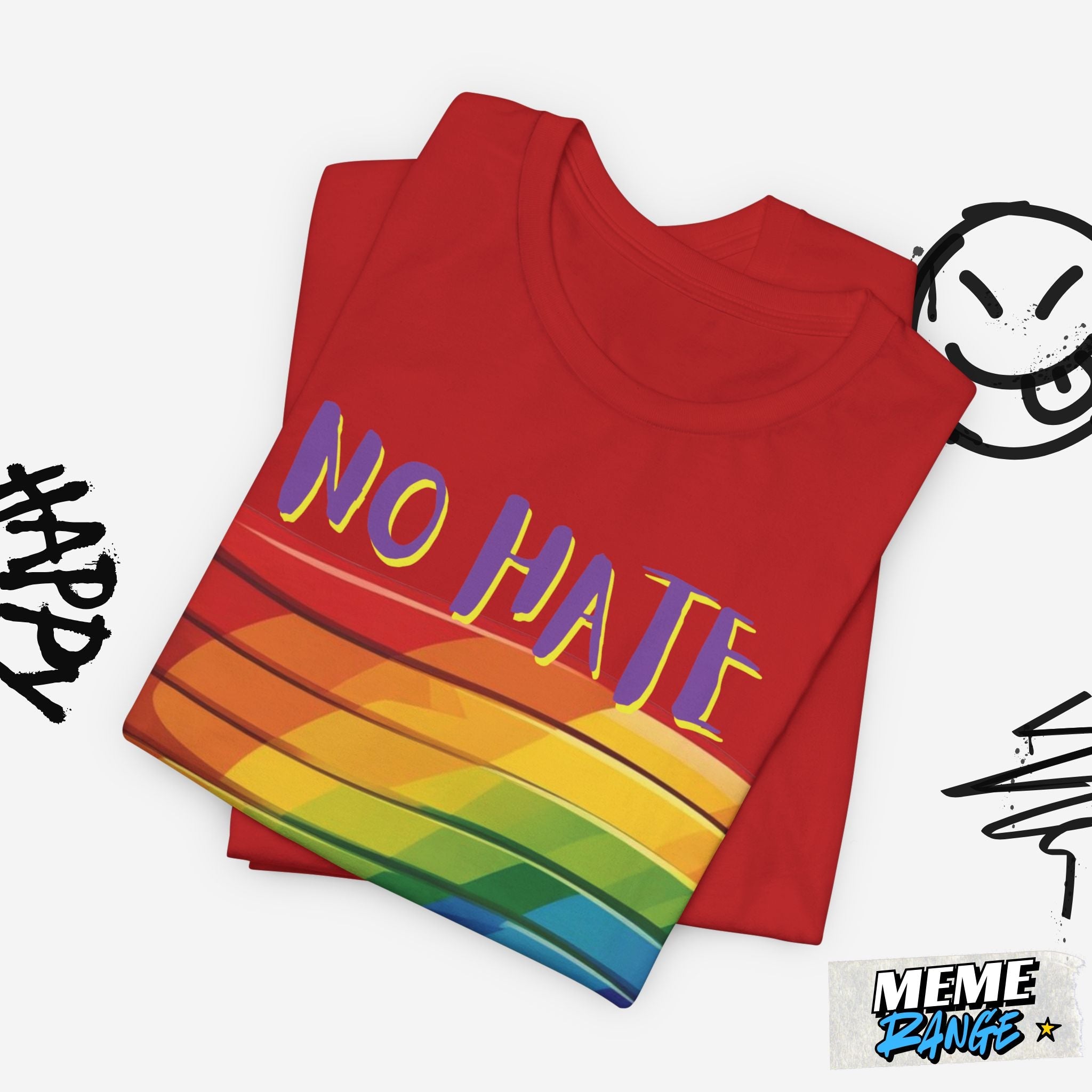 Pride Love Graphic Tee ππ | Soft Fit, Loud Message, Full Ally Vibes - Meme Range