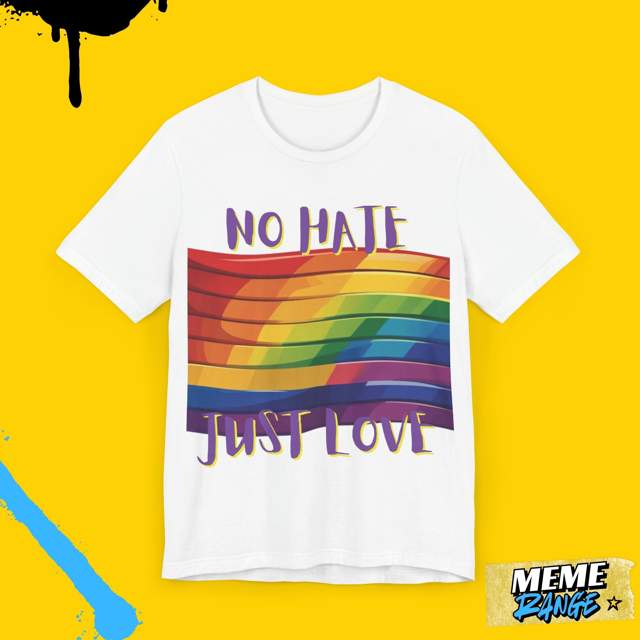 Pride Love Graphic Tee ππ | Soft Fit, Loud Message, Full Ally Vibes - Meme Range