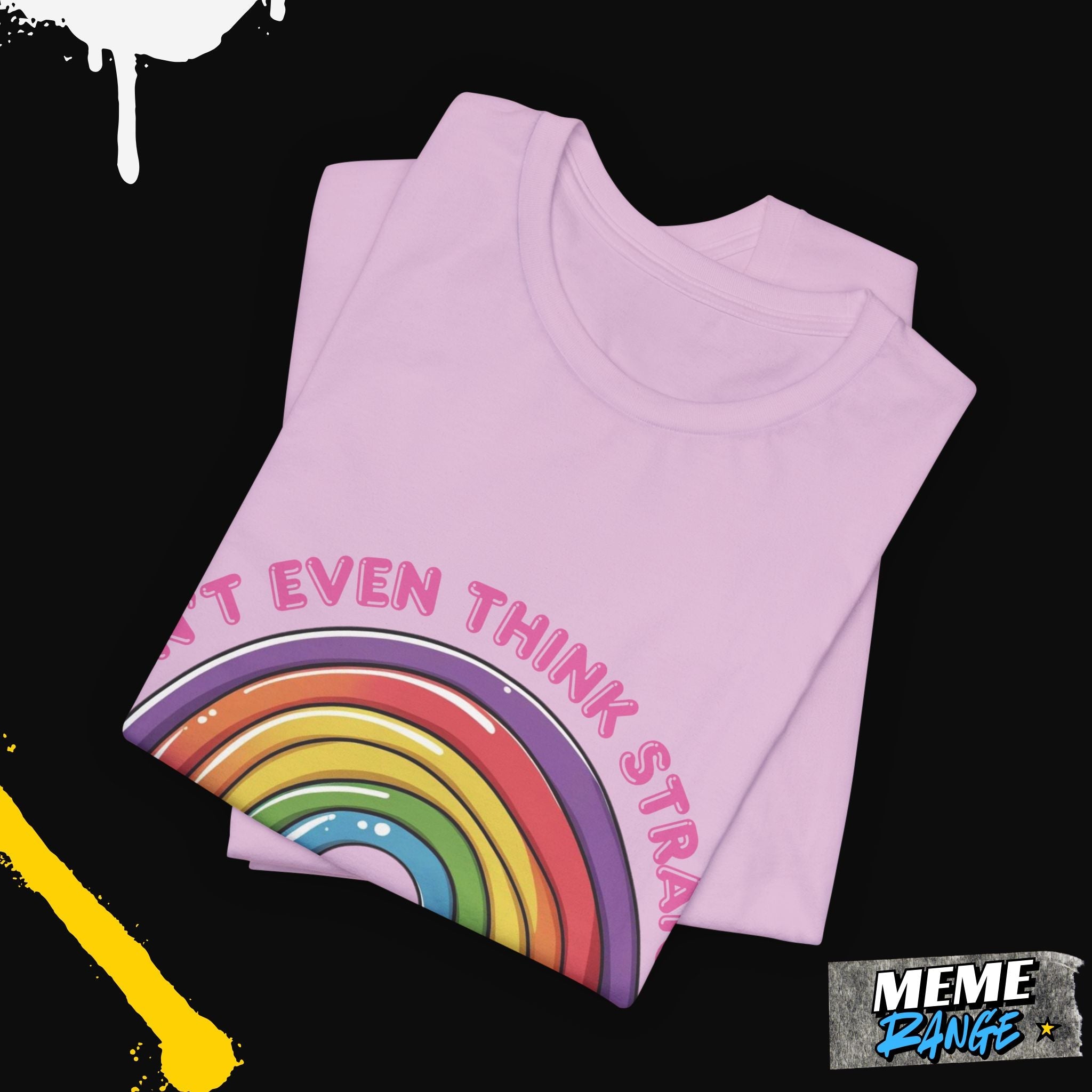 Colourful Rainbow Humour Tee 🌈 | Big Gay Energy Meets Peak Comfy - Meme Range
