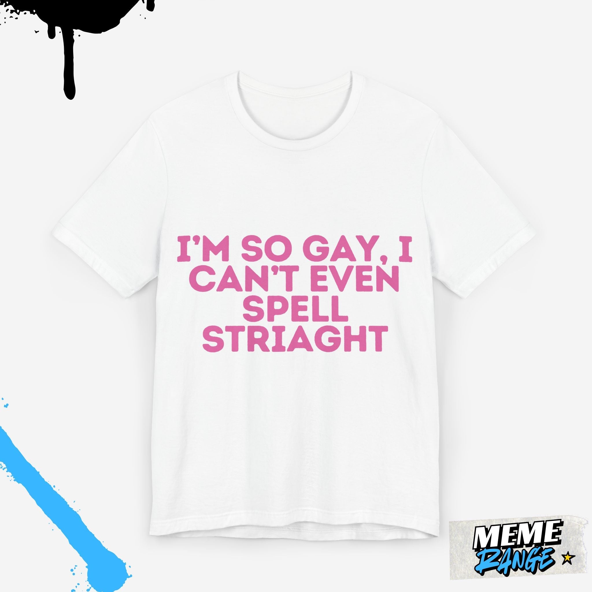 Funny LGBTQ+ Pride Tee 🏳️‍🌈 | Loud, Proud & Ready to Overshare - Meme Range