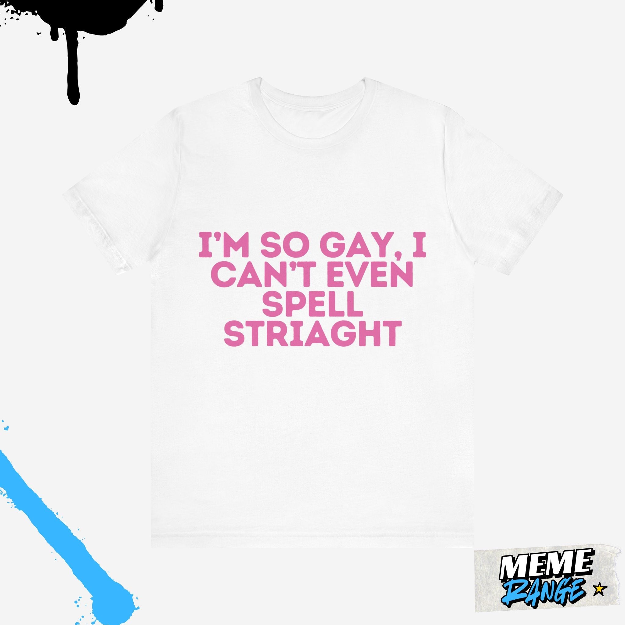 Funny LGBTQ+ Pride Tee 🏳️‍🌈 | Loud, Proud & Ready to Overshare - Meme Range