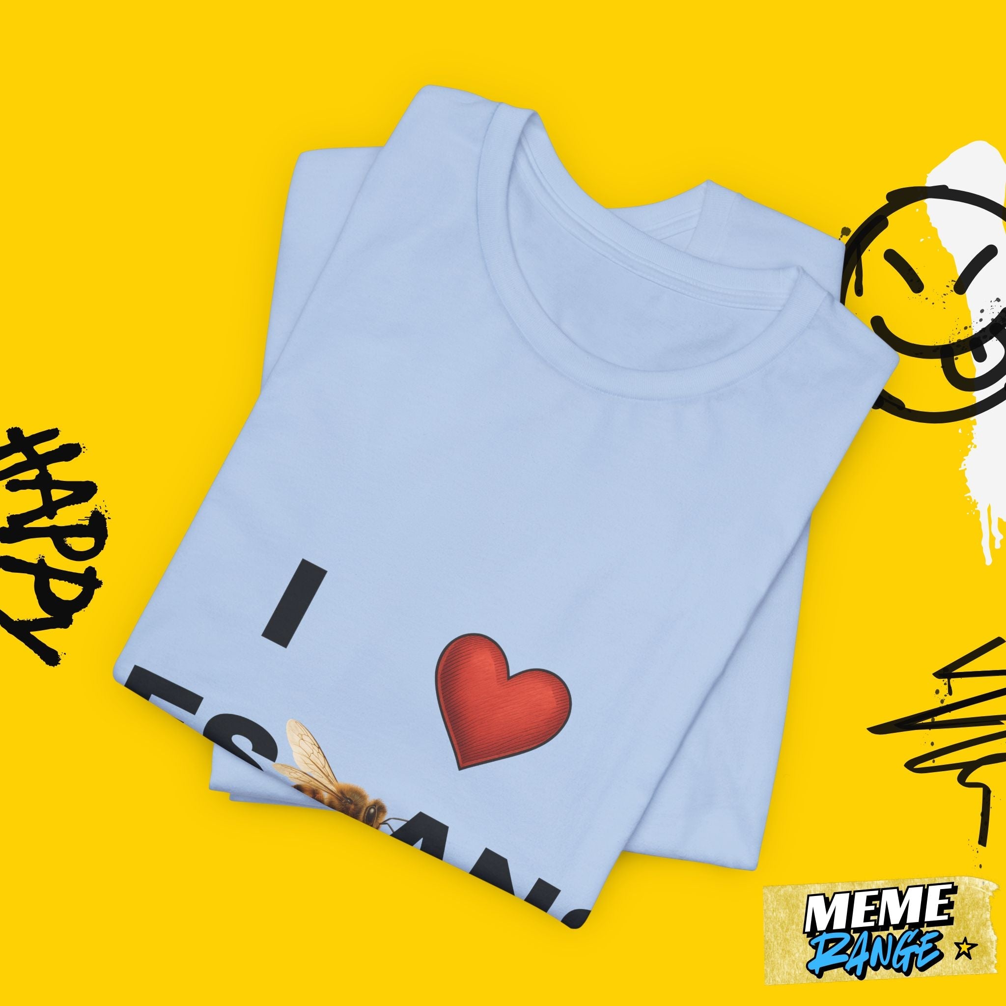 I ❤️ Lesbians Tee 💅 | Peak Ally Energy. Queer Core. 100% Vibes. - Meme Range