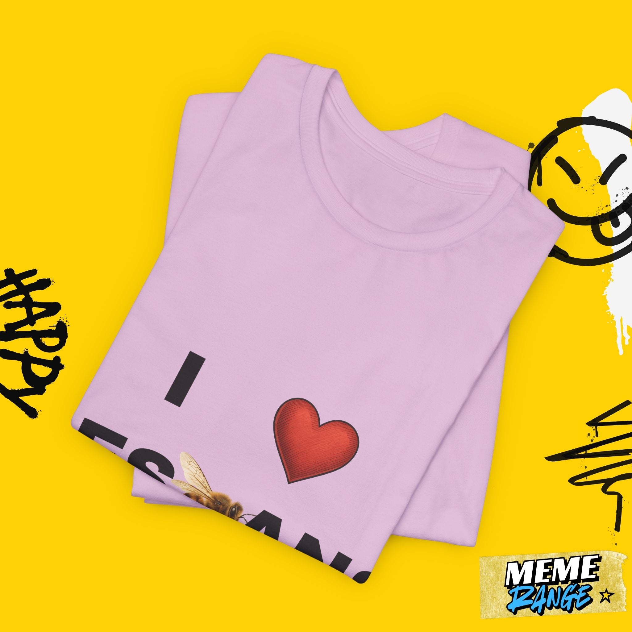 I ❤️ Lesbians Tee 💅 | Peak Ally Energy. Queer Core. 100% Vibes. - Meme Range