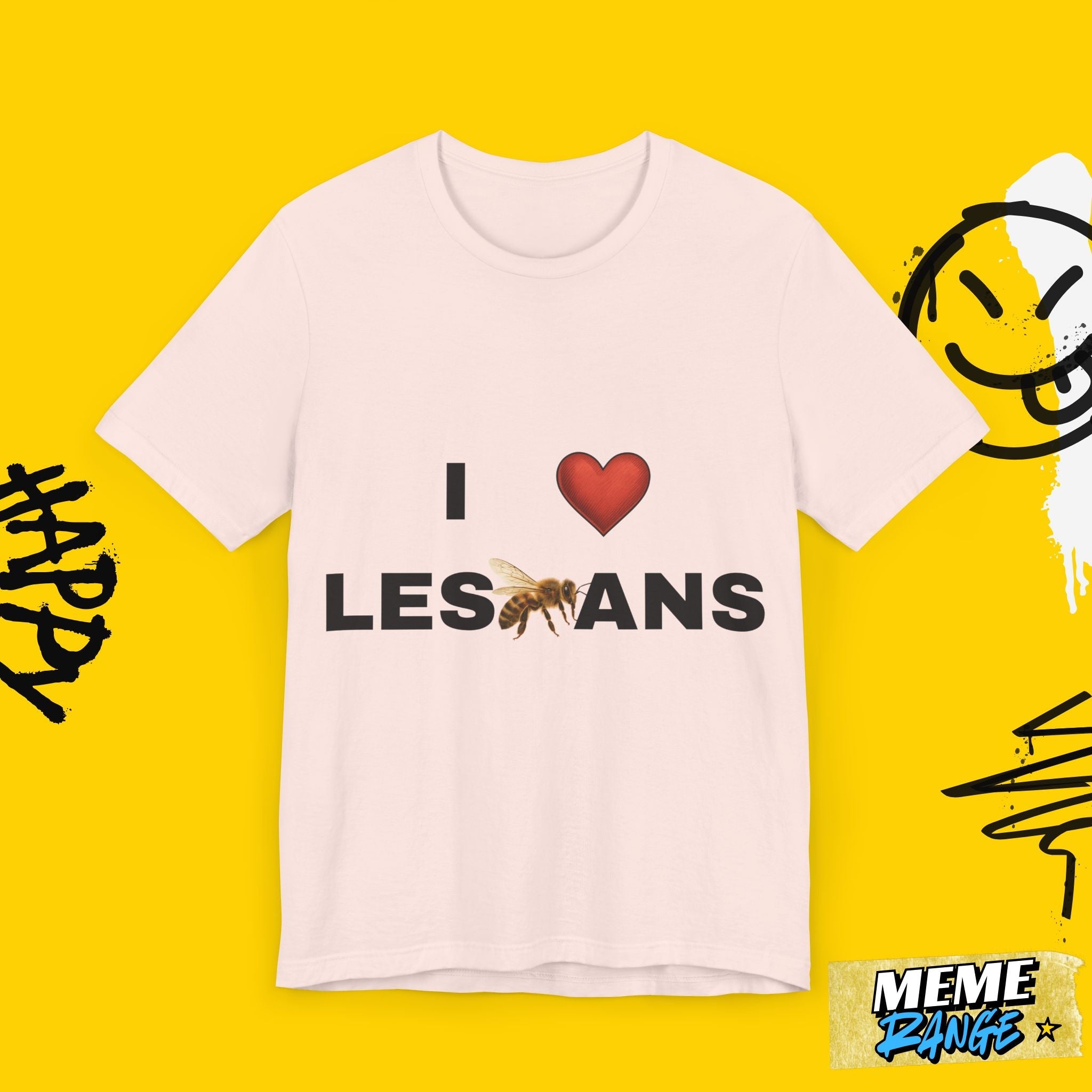 I ❤️ Lesbians Tee 💅 | Peak Ally Energy. Queer Core. 100% Vibes. - Meme Range