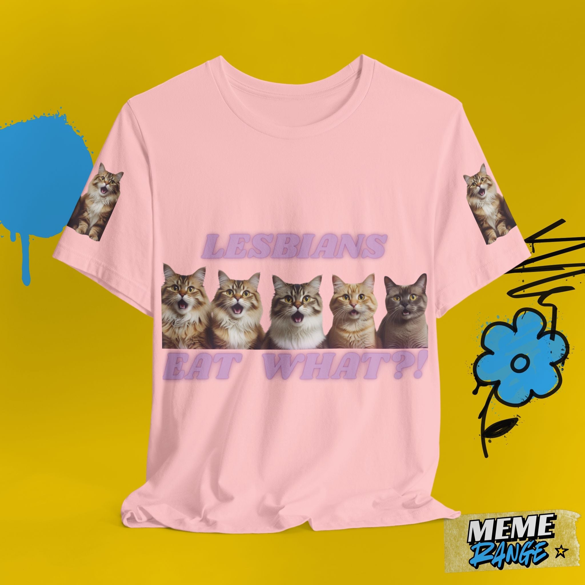Lesbians Eat WHAT? Tee - If purrrfection was a t-shirt 🐾 - Meme Range