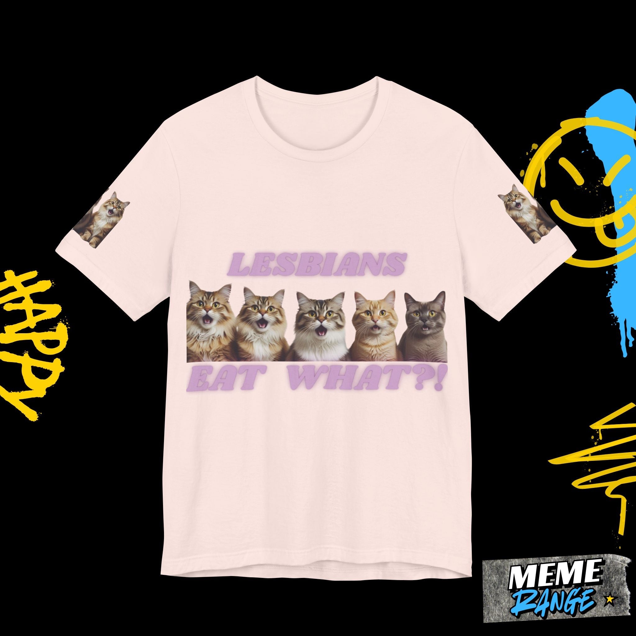 Lesbians Eat WHAT? Tee - If purrrfection was a t-shirt 🐾 - Meme Range