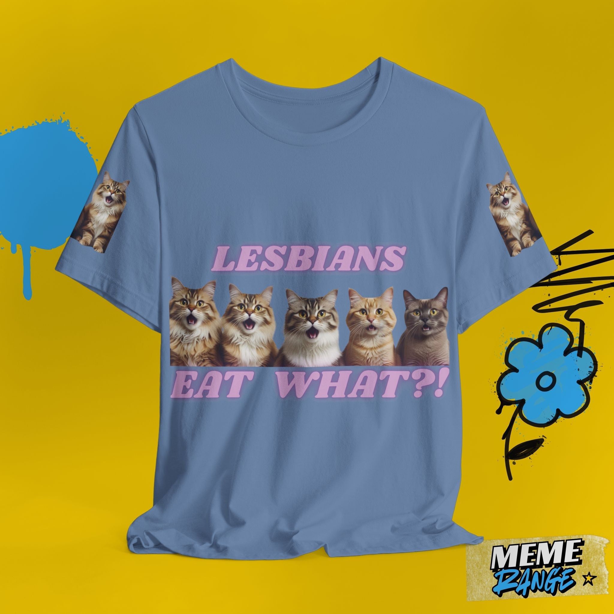 Lesbians Eat WHAT? Tee - If purrrfection was a t-shirt 🐾 - Meme Range