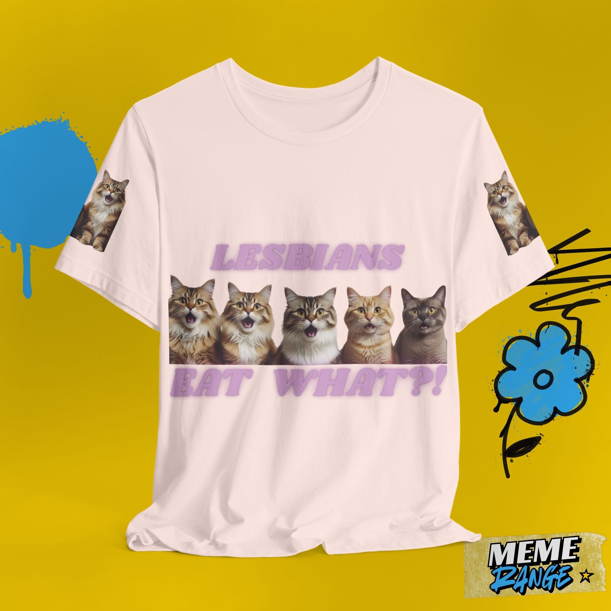 Lesbians Eat WHAT? Tee - If purrrfection was a t-shirt 🐾 - Meme Range