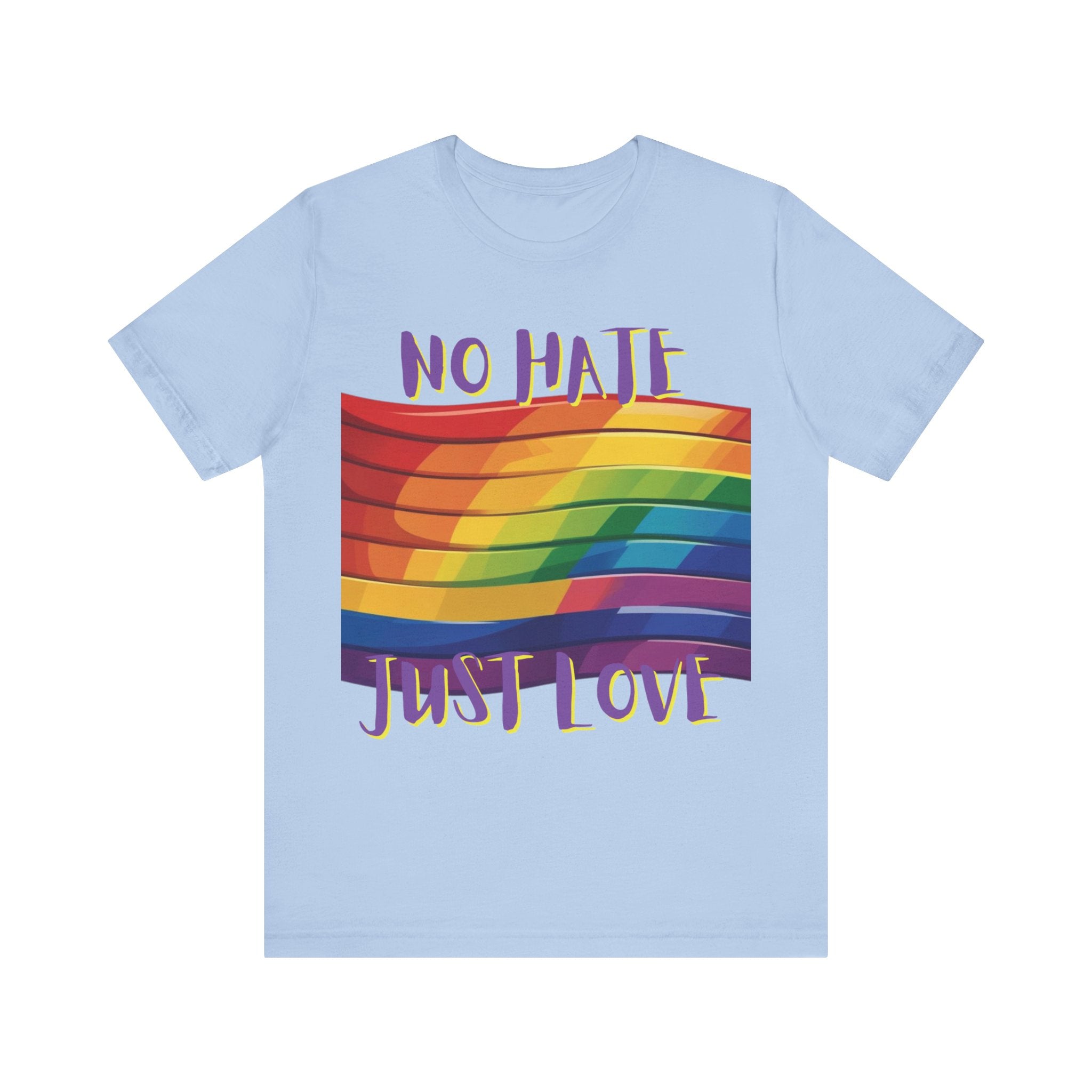 Pride Love Graphic Tee 💖🌈 | Soft Fit, Loud Message, Full Ally Vibes - Meme Range