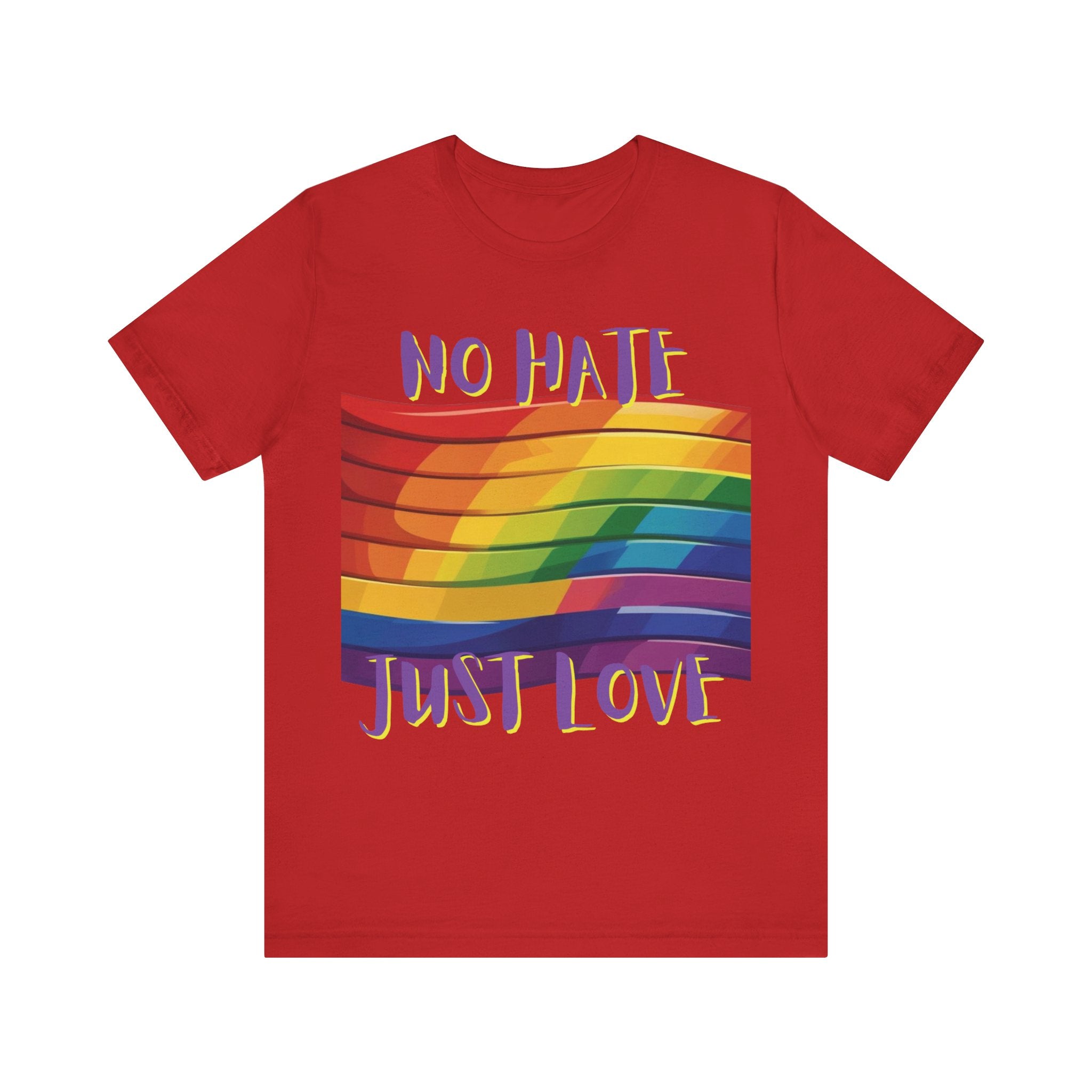 Pride Love Graphic Tee 💖🌈 | Soft Fit, Loud Message, Full Ally Vibes - Meme Range