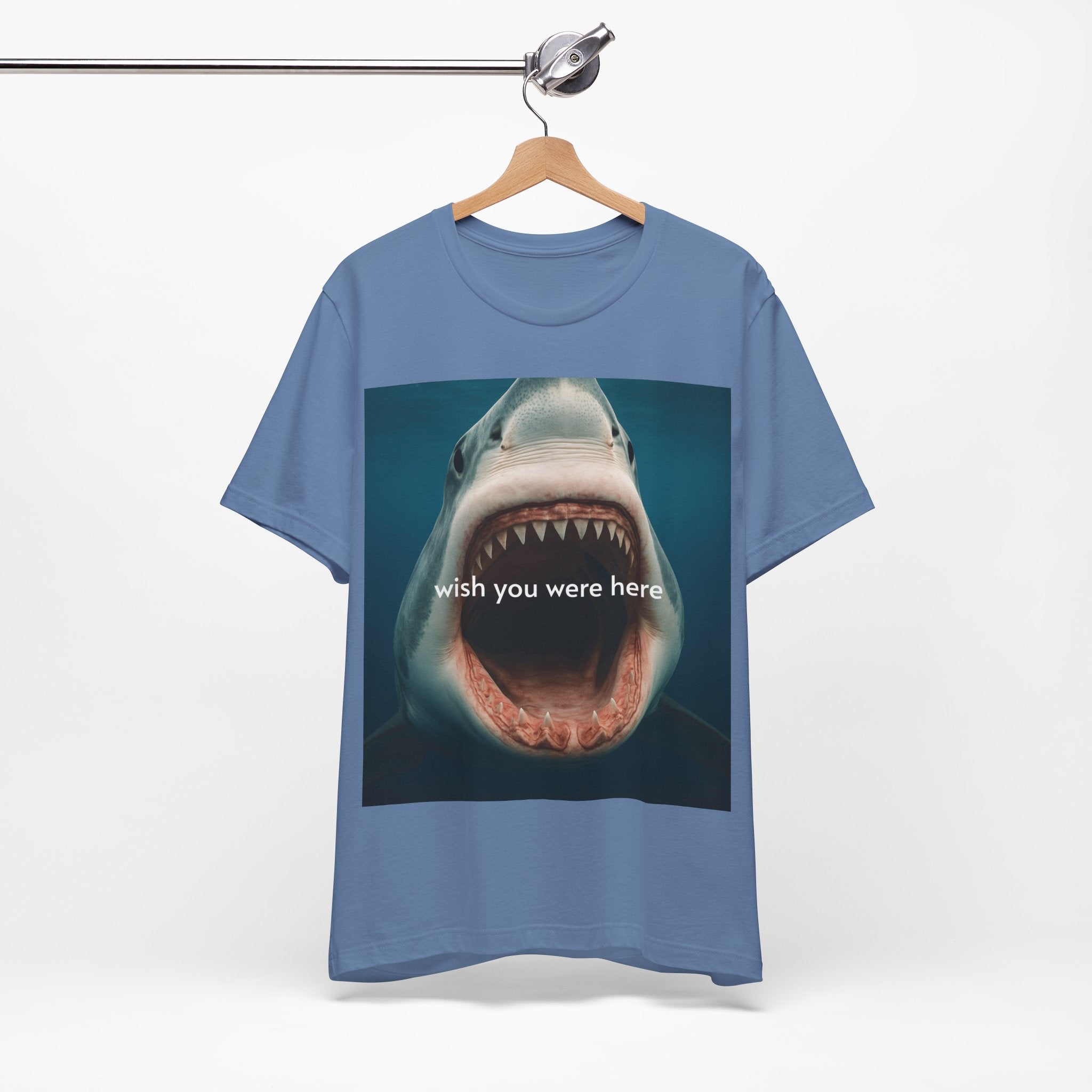 Wish You Were Here – Funny Shark Tee (Unisex) - Meme Range